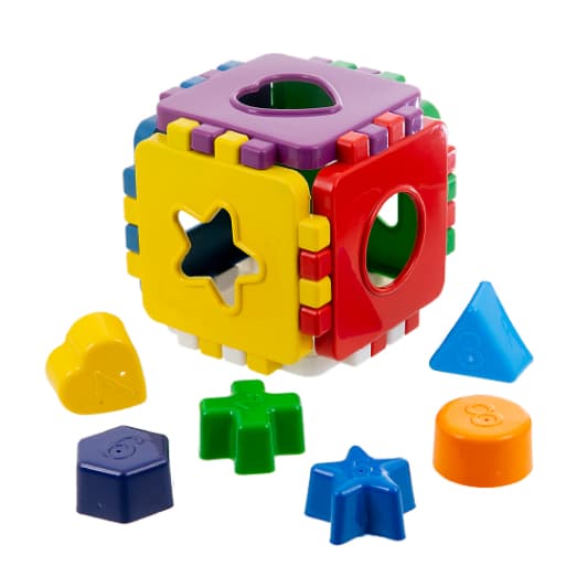 Cubo Educativo Pedagógico Para Montar - Desenvolvimento Infantil - C/ selo Inmetro