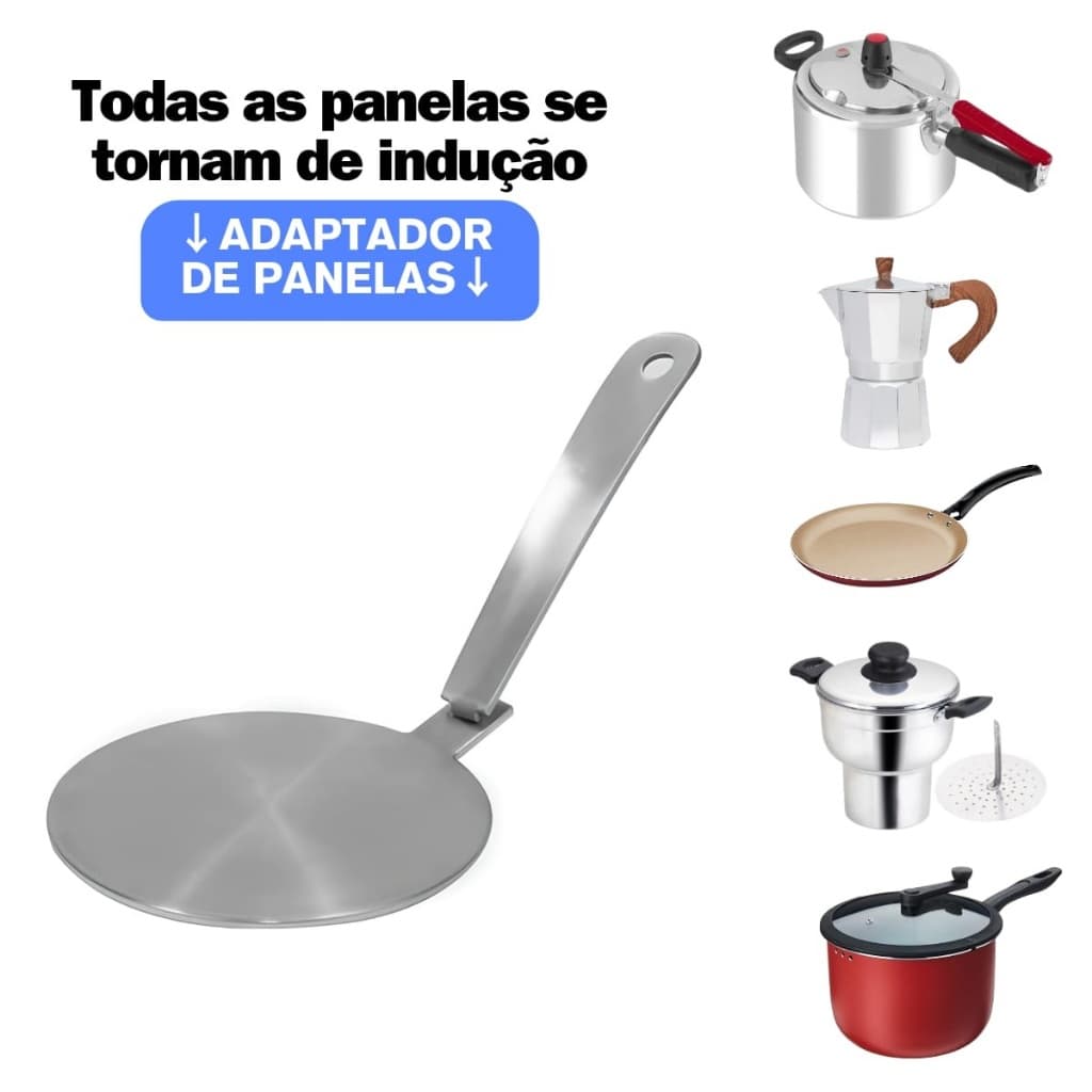 Adaptador Placa Panela Fogão Cooktop Conversor Indução