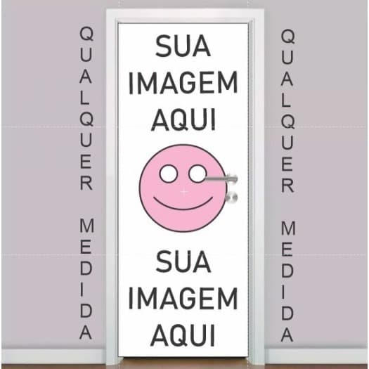 Adesivo Porta "PERSONALIZADO” - SUA IMAGEM AQUI 3