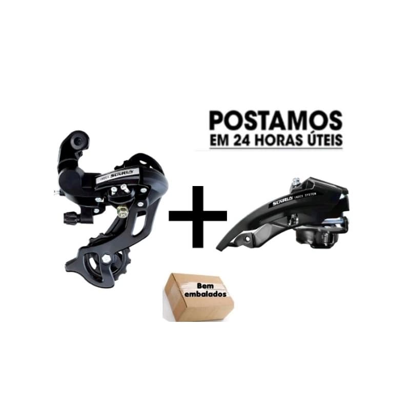 Cambio traseiro 8 Velocidades  câmbio dianteiro dual BICICLETA