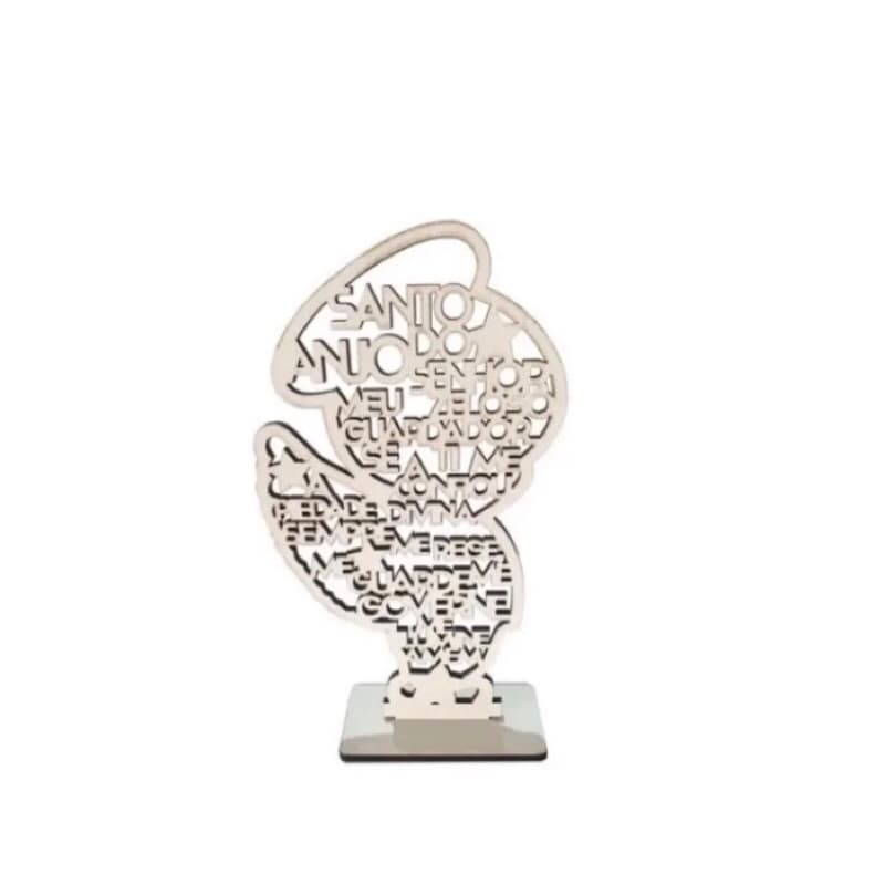 10 Lembranças de batizado santo anjo do senhor mdf personalizado