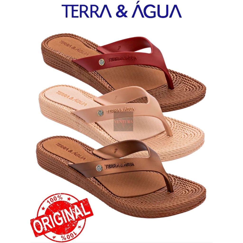 CHINELO TERRA & AGUA ORIGINAL CONFORTÁVEL DE DEDO ANATÔMICO PARA ESPORÃO FASCISTE PLANTAR