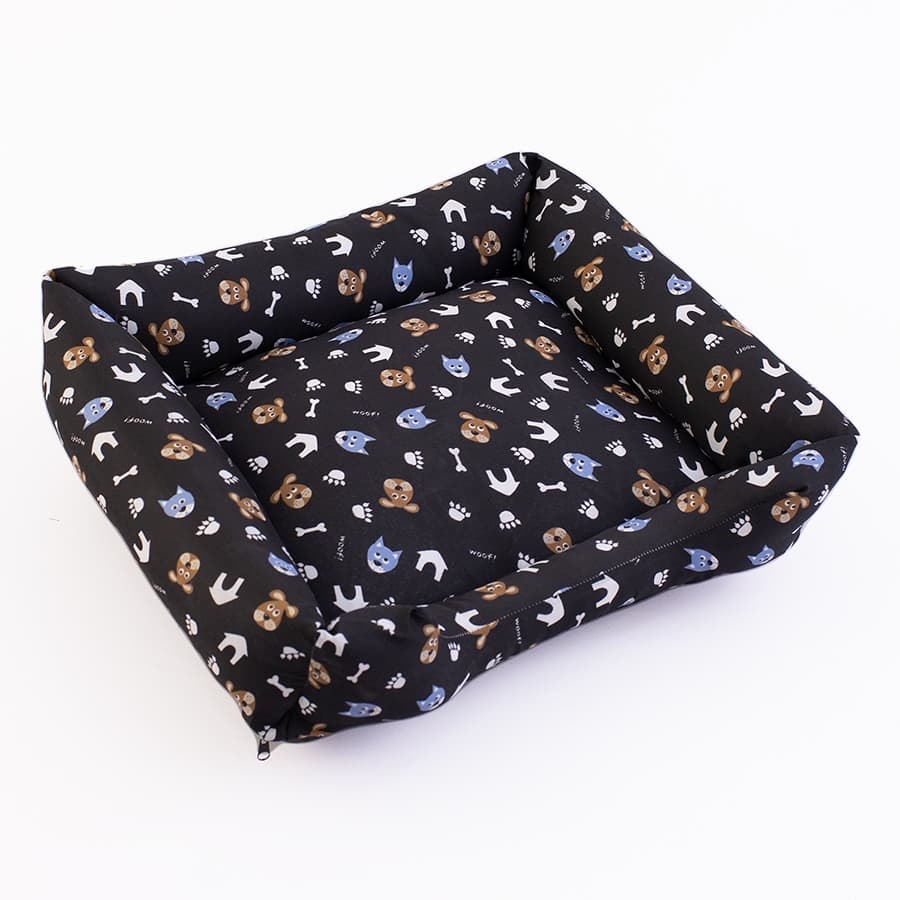 Caminha PET  Tamanho M 60x55x15cm Cama  Cachorro Cães e Gato c/ Zíper e Anti Friagem