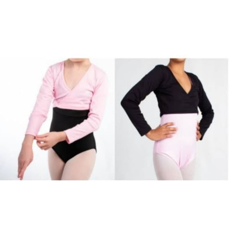 Casaquinhos para ballet cor Rosa e Preto infantil ( Marca. Stelariss, Maria Bonita capézio)