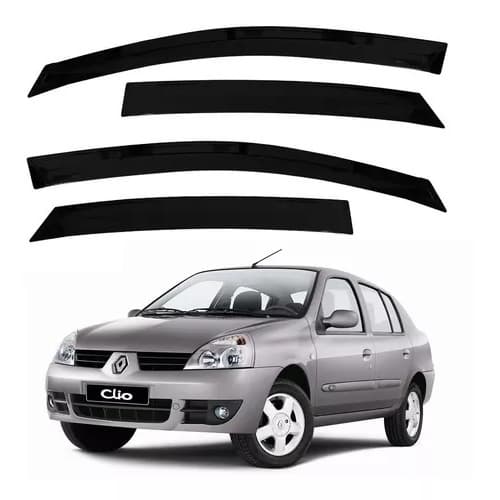 Calha de Chuva RENAULT CLIO HATCH/SEDAN 4P 2001 até 2017