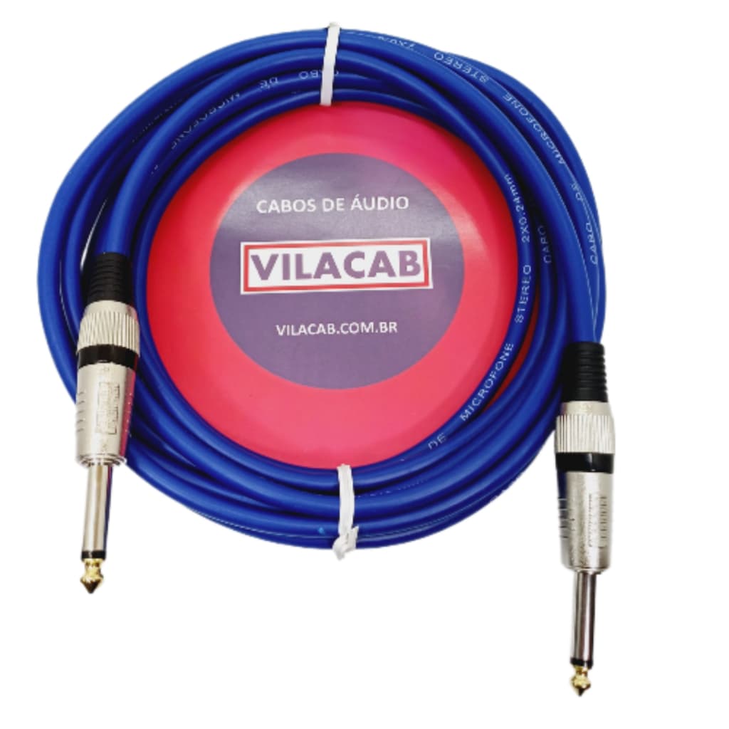Cabo P10 P10 Mono Cabeçote 1 Metro Amplificador Guitarra Baixo Teclado áudio Profissional Som