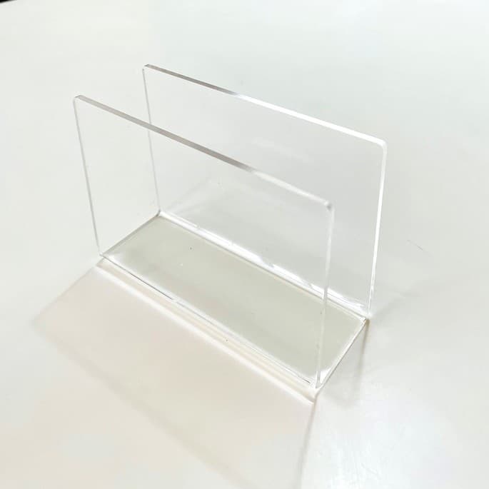 Porta guardanapo em acrilico Minimalista Decoração Mesa