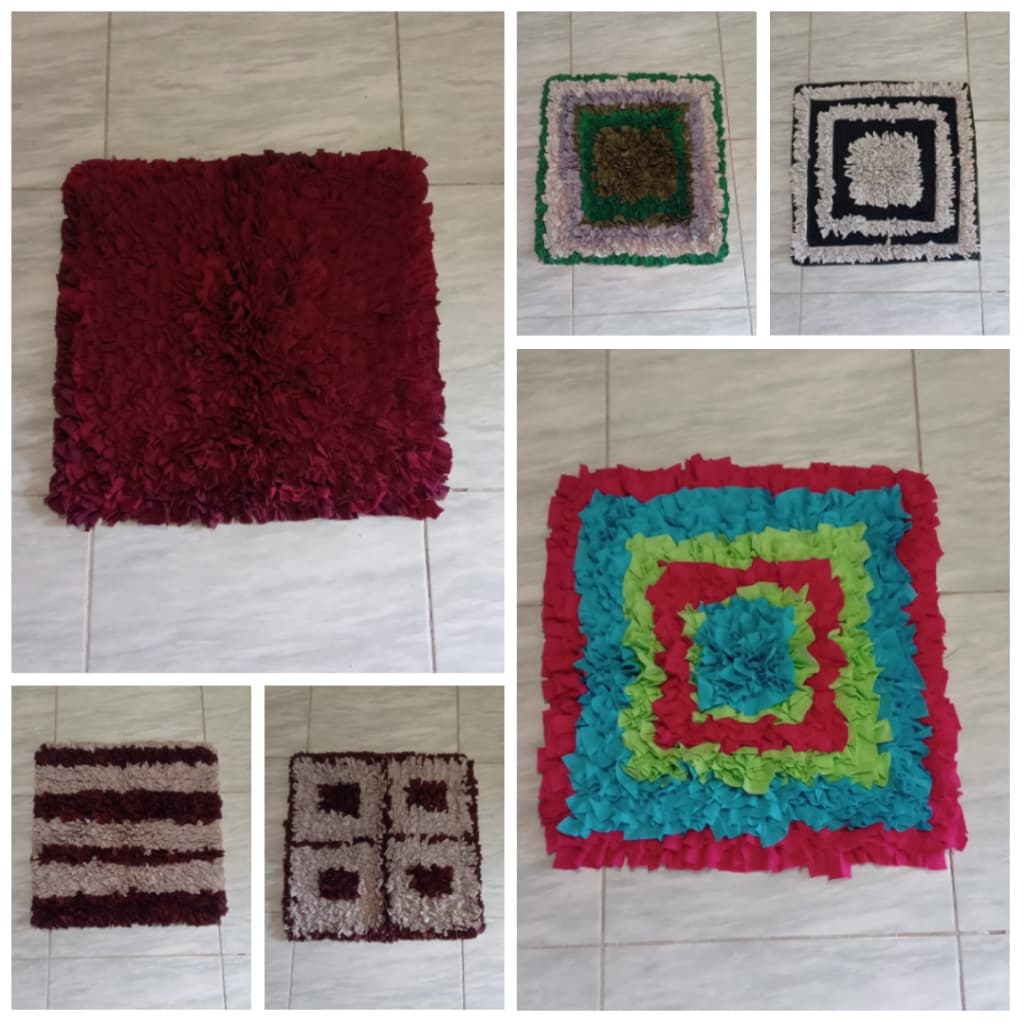 Tapetes artesanais pesados para porta, quarto, banheiro, sala e cozinha