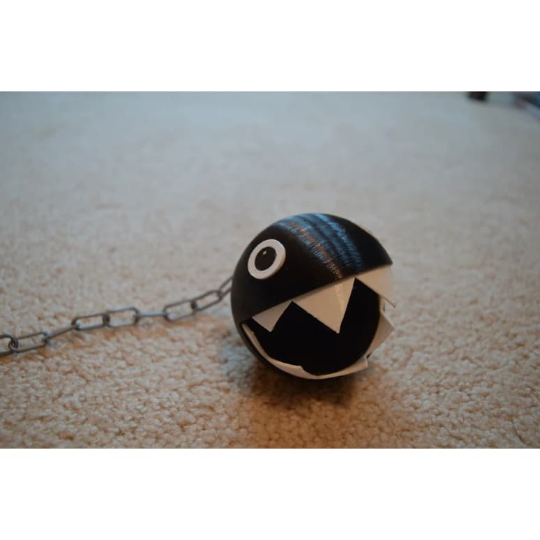 Super Mario Chain Chomp - Impressão e Escultura 3D