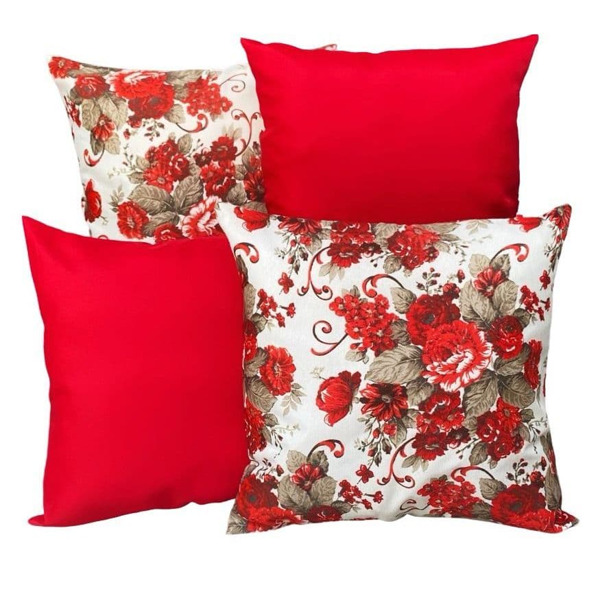 Kit 4 Capas de Almofadas Decorativas 45x45 Para Sala Quarto