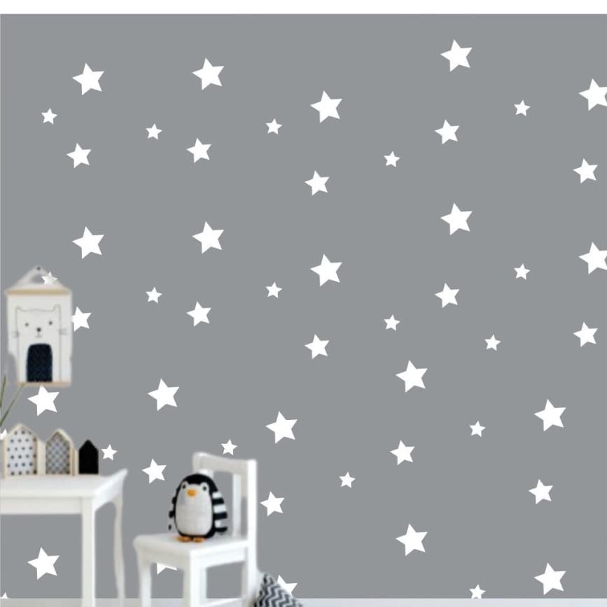 Adesivo De Parede estrelas estrelinhas 200 unidades