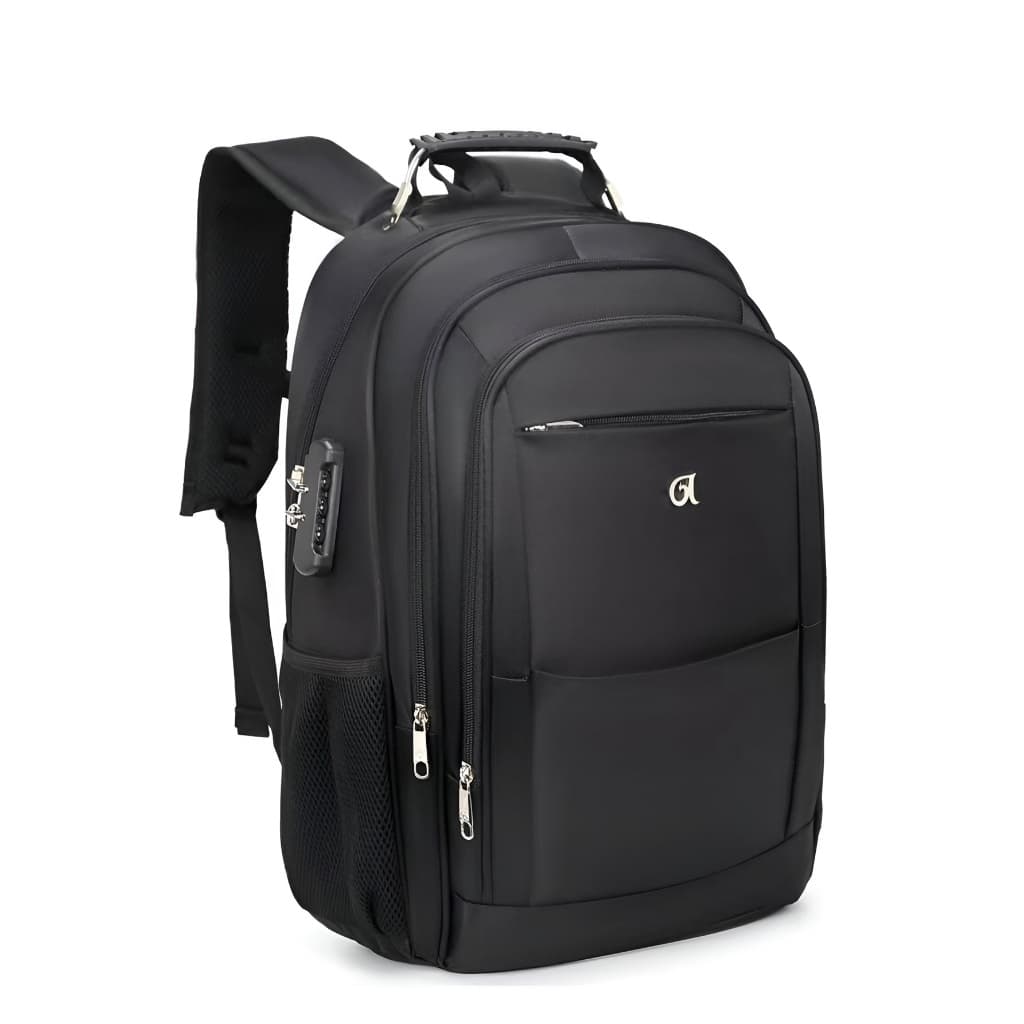 Mochila Masculina Impermeável Prova D`agua Com Alça Reforçada Cadeado Embutido Divisório Para Notebook Entrada USB Envio Sortido