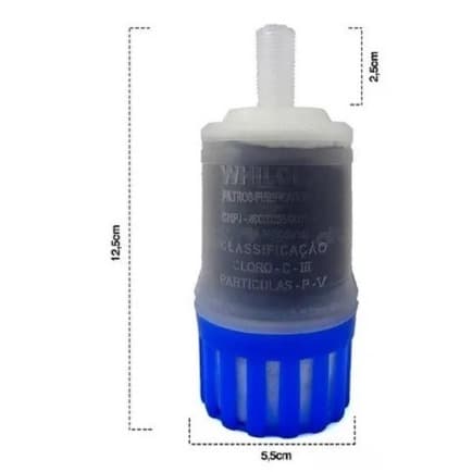 Refil Vela Universal Whilcla Filtro Torneira Purificador Cor Filtro Universal