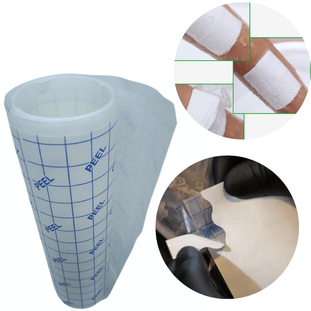 Adesivo Transparente De Pele Cobertura Filme Curativo Hospitalar 15cm x 50cm Skin Peel