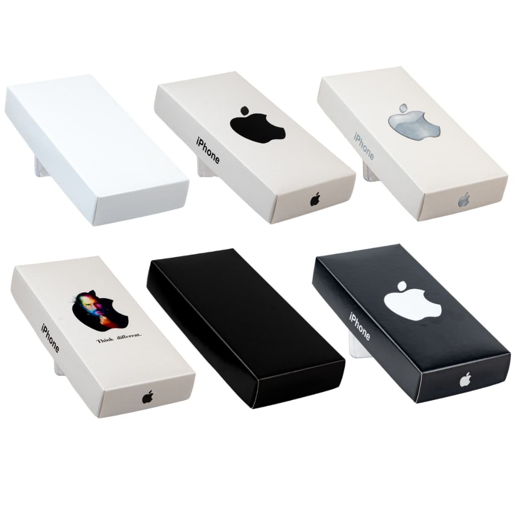 kit 10 Caixas Para Celular Vazia, Compatível com iPhone Modelo Clássica Comporta Acessórios