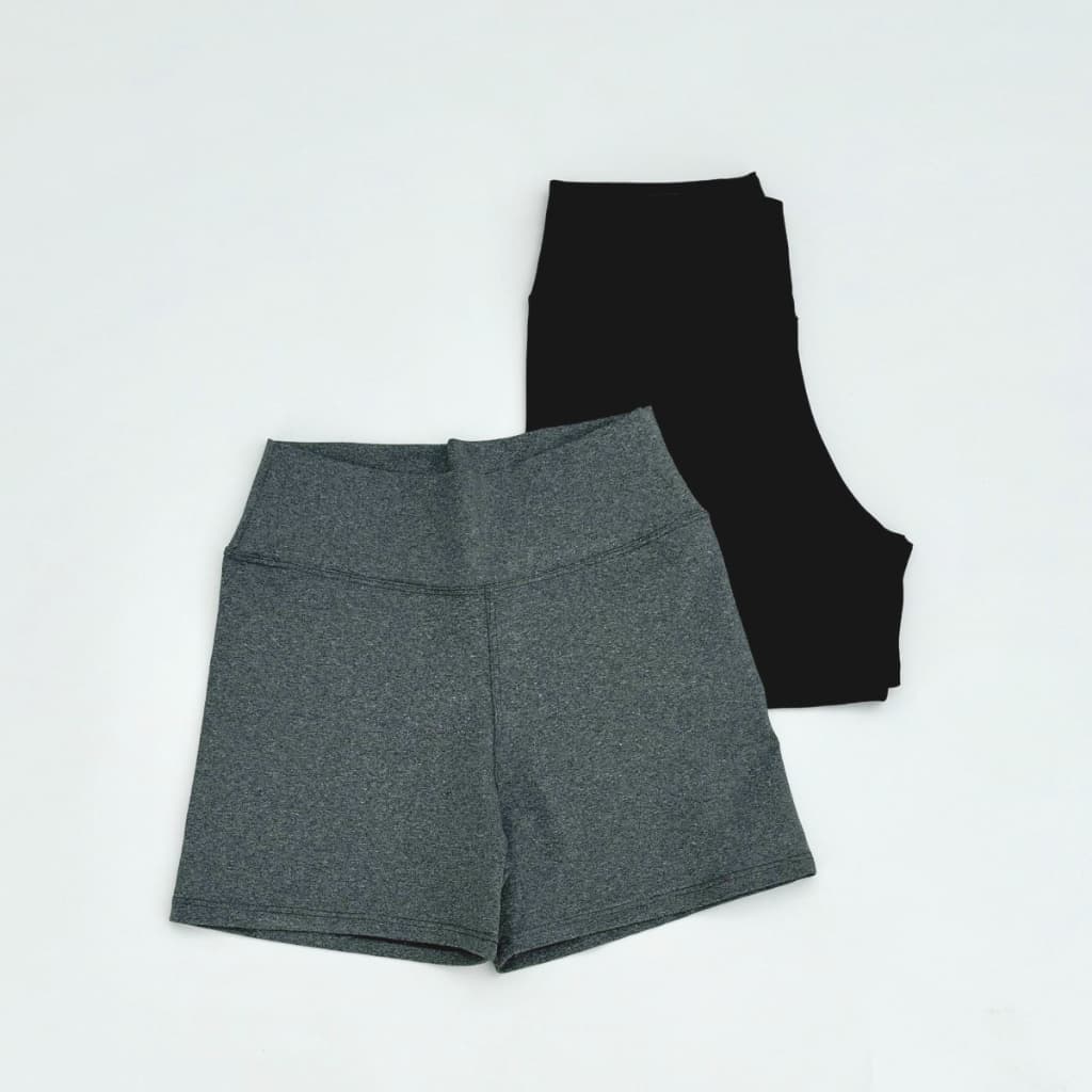 Kit 2 Short Feminino Suplex Academia Fitness Moda Feminina Legging Corrida Musculação Essencial