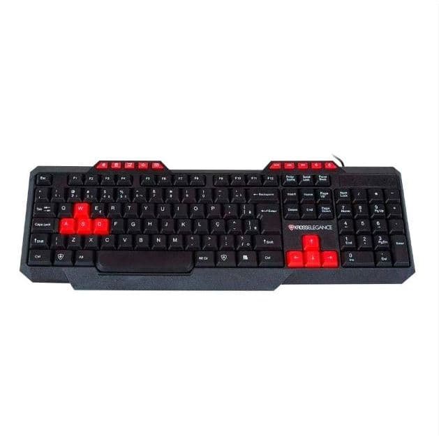 Teclado Multimídia Fun Usb KE-K103 Com Fio Kross Elegance