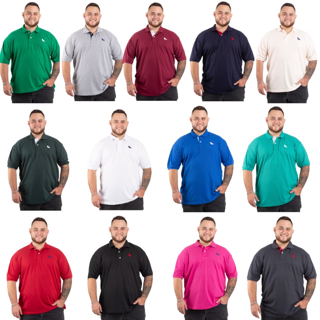 camisa polo plus size G4 G5 extra grande