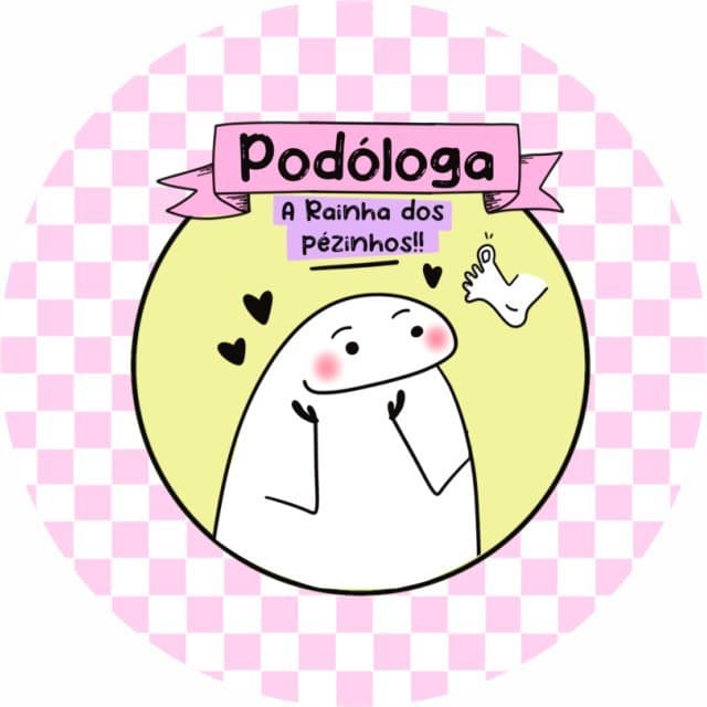 Mini Mandala MDF Sem Furos Profissões Flork Podóloga Mod1