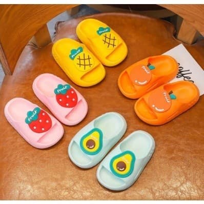 Chinelo De Fruta Slide Babuche Slide Infantil Frutas Frutinha Sandalia Infantil