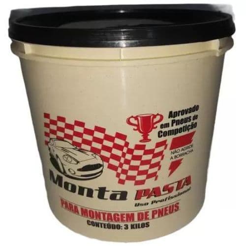 Pasta Montar Lubrificante P Montagem Pneus 3 Kg - Monta