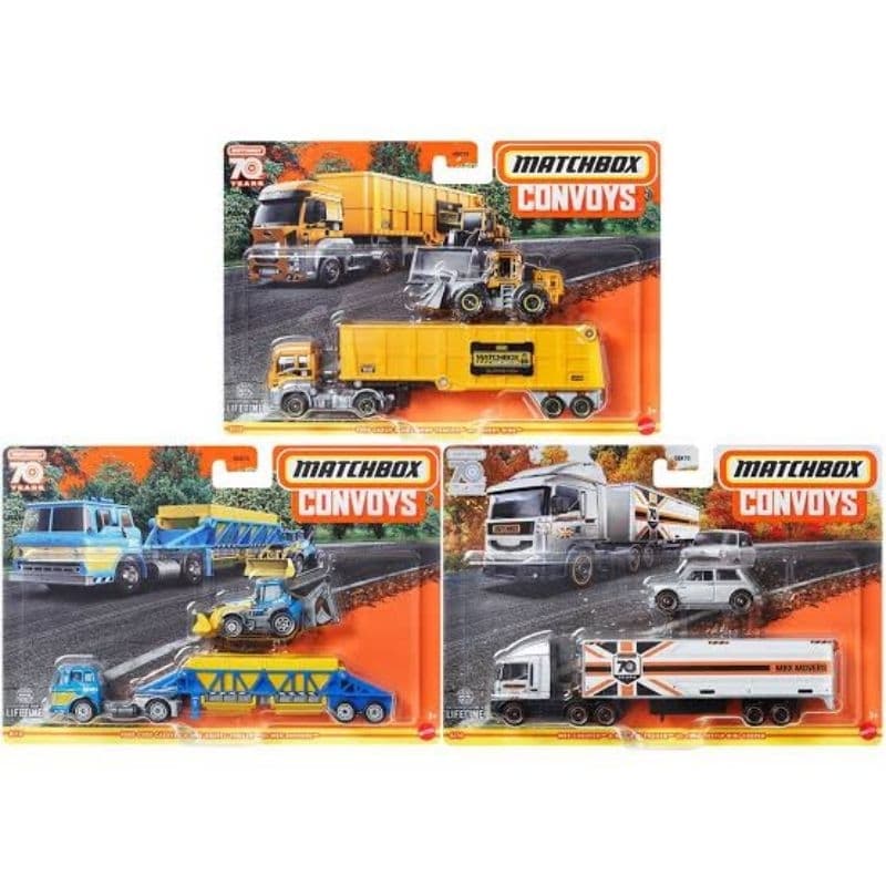 Carrinho Miniatura Matchbox MBX Comboio - Mattel