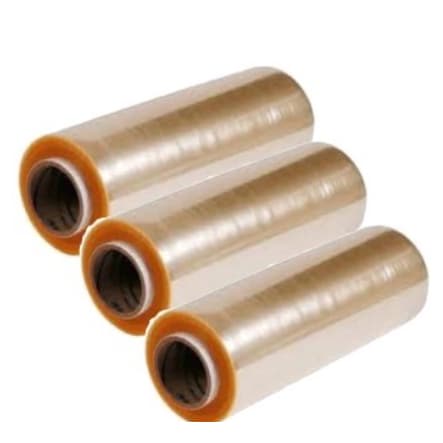 Kit 3 Rolo Bobina Plastico De Filme Pvc 28cm X 100 Metros