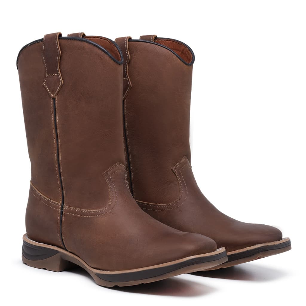 Bota texana country com solado Jump Bota Masculina 100% Couro legitimo