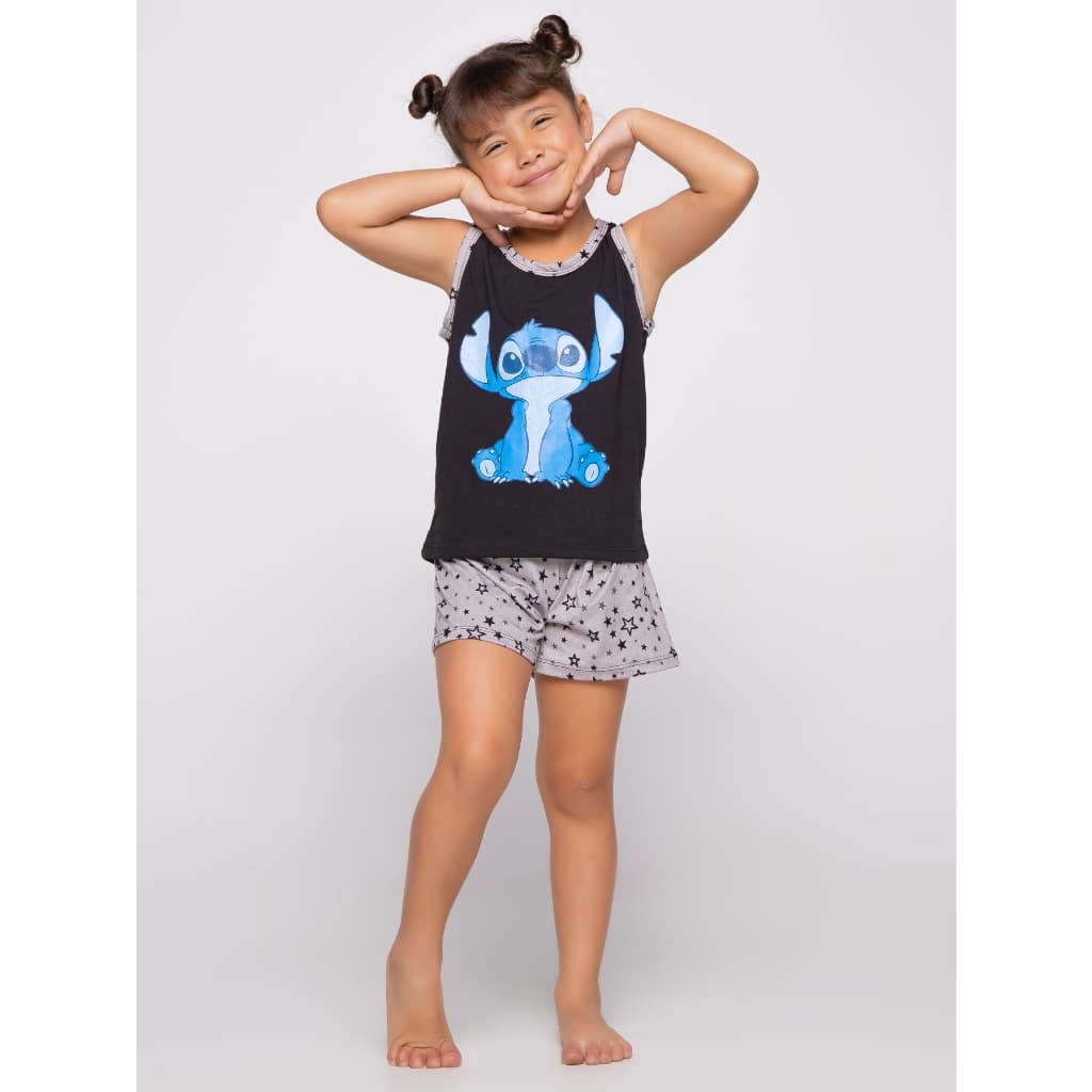 Pijama Personagens Feminino Infatil