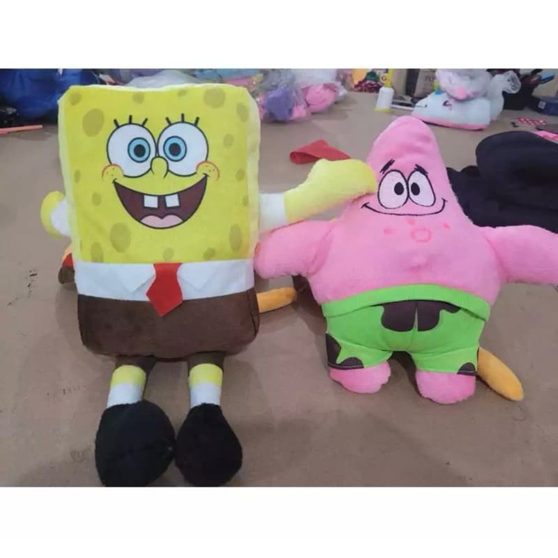 KIT Patricki e bobi esponja de pelúcia