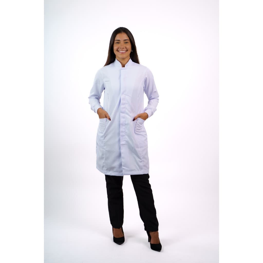 Jaleco Gola Padre Feminino Gabardine
