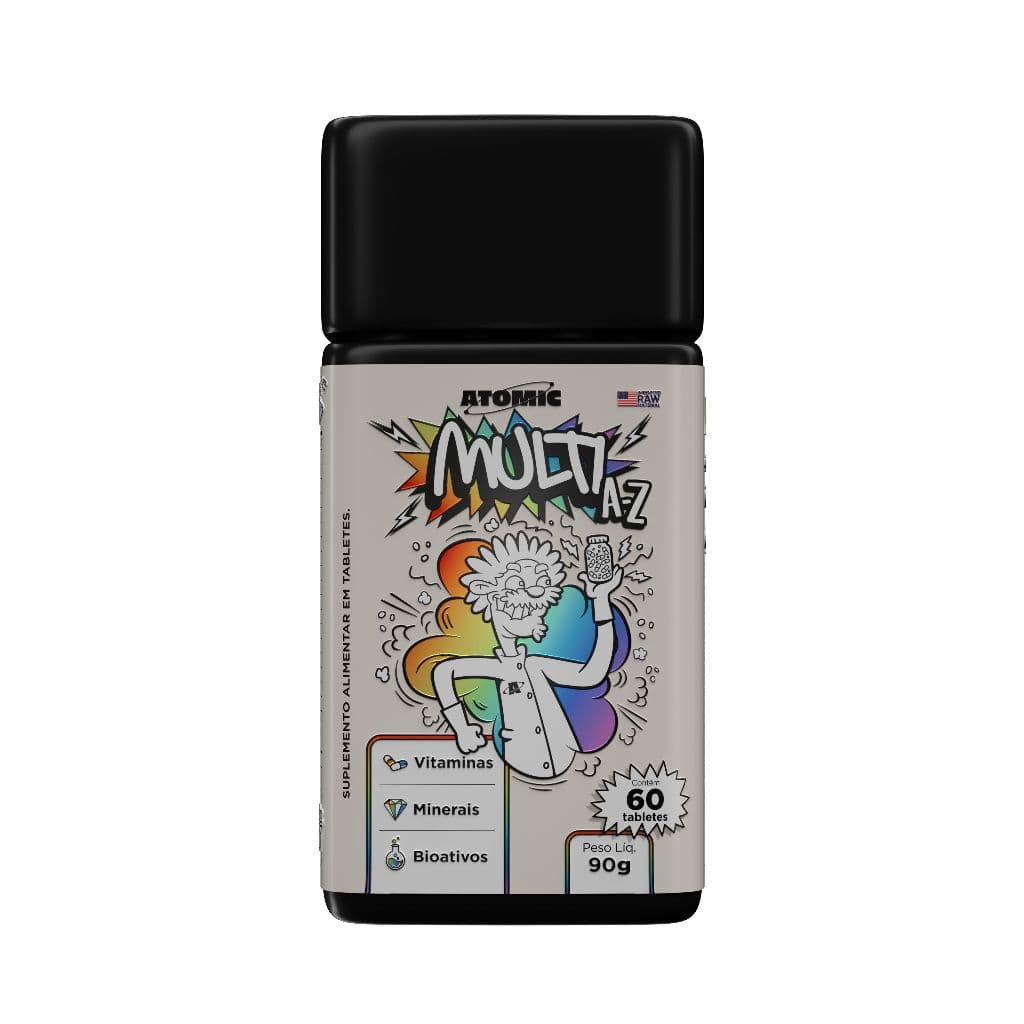 Multivitamínico - Multi A Z Vitaminas E Minerais - 60 tabletes- Atomic Labs