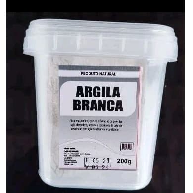 kit 3 Argilas Pó 200g cada potinho diversos benefícios a saúde da pele