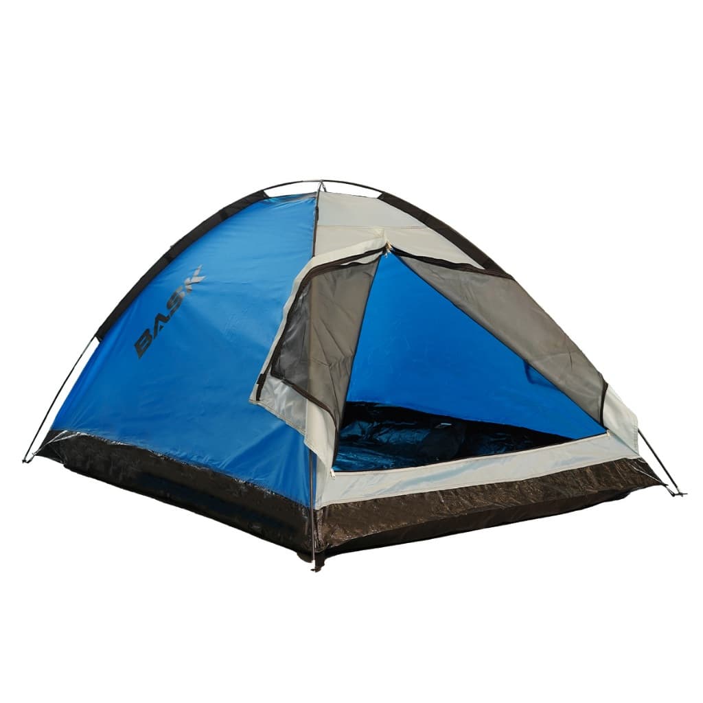 Barraca Camping Bask 2 Pessoas Impermeável PU1500 Tela Mosquiteira Tenda Praia Acampamento Portátil
