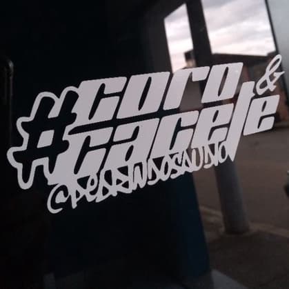 Adesivo Coro & Cacete Pedrin Dos Audio - Adesivos Pedrinho Audios Rebaixados