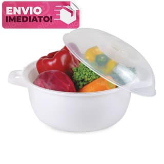 Panela Caçarola A Vapor Para Micro-ondas 2,6L