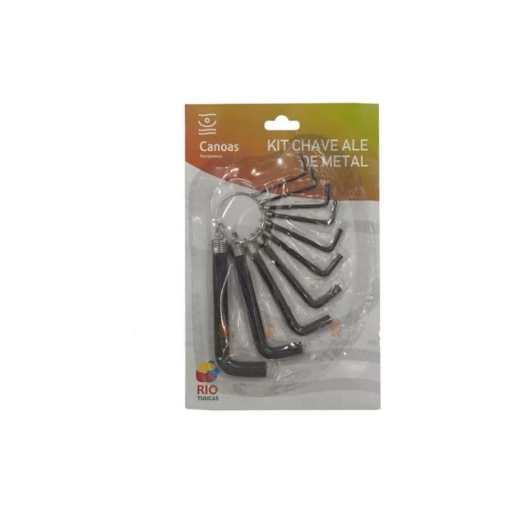 Jogos De Chave Allen De 1,5mm A 10mm Com 10 Peças Cada