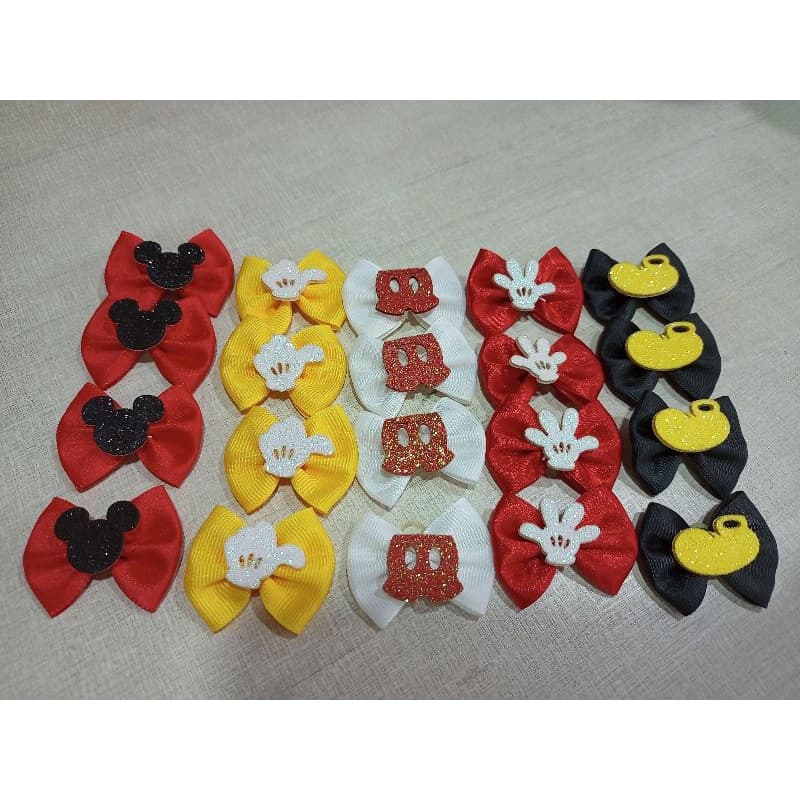 Laço pet M/ laço pet Mickey/ kit 50  laços pet/ pet shop/ banho e tosa