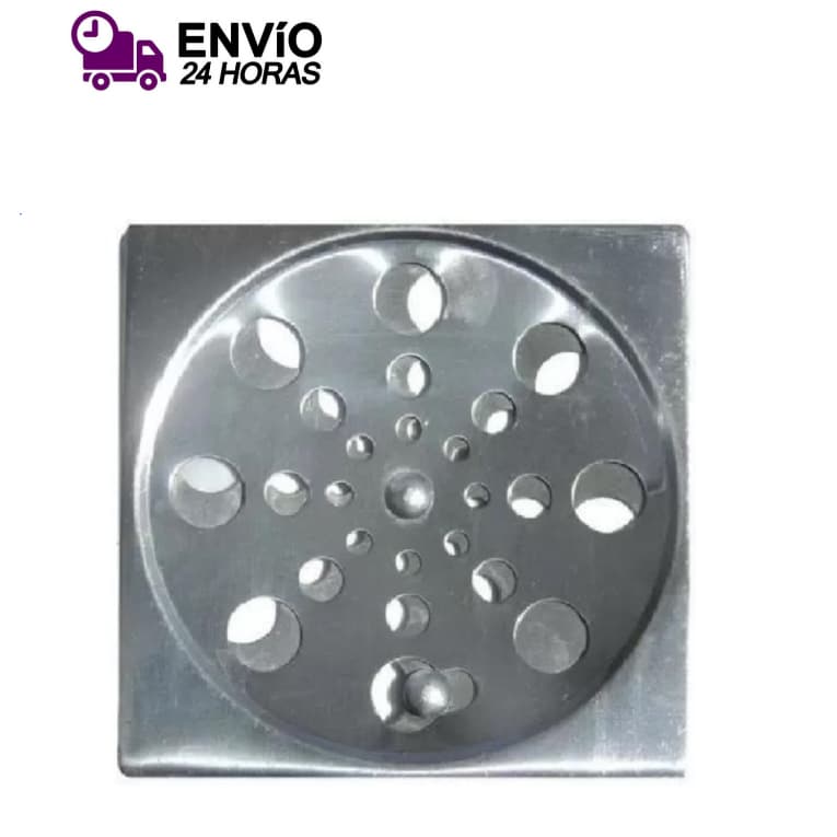 Ralo grelha inox abre e fecha quadrado 100mm e 150mm