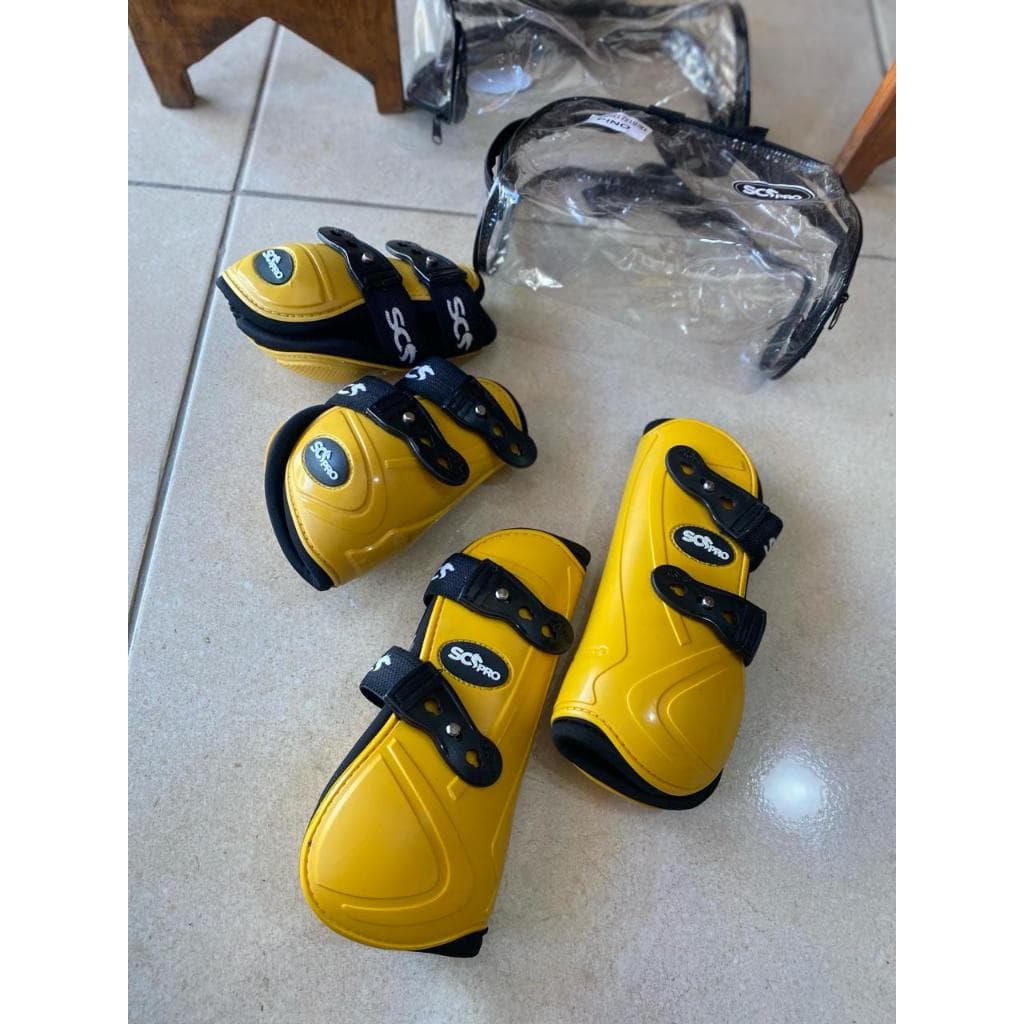 Kit caneleira de pino traseira e dianteira para cavalo