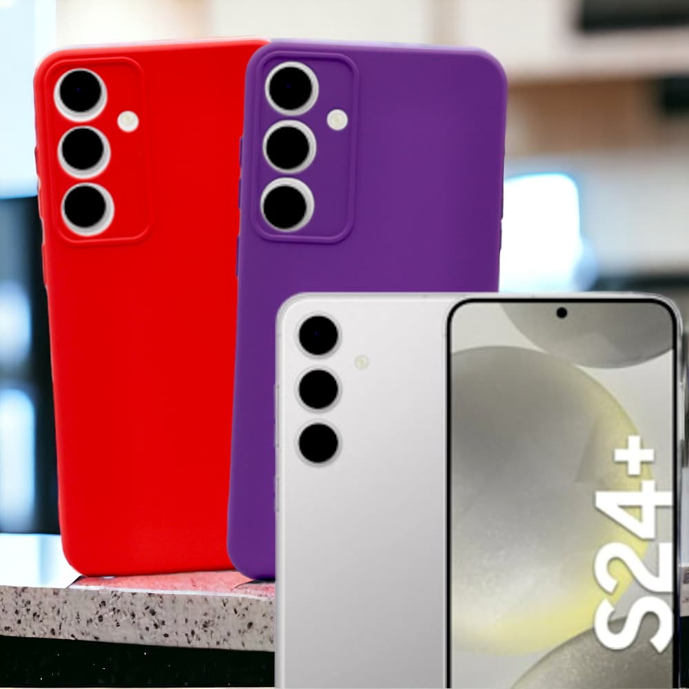 Capa Silicone Aveludada Modelo Galaxy S24 Plus