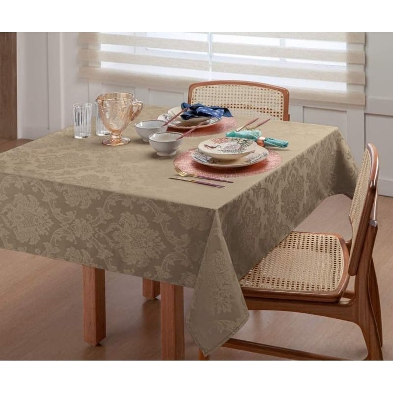 Toalha de Mesa 4 Lugares Jacquard decoração DE cozinha Linda luxo