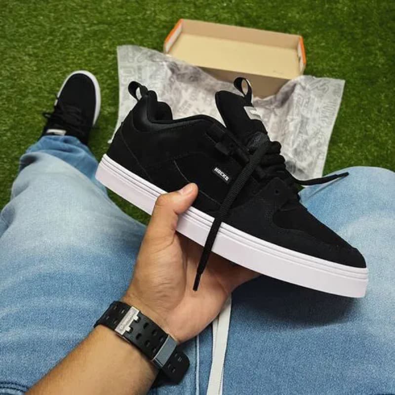 Tênis Hocks Pop Lite Classic Black Original Casual Skatista