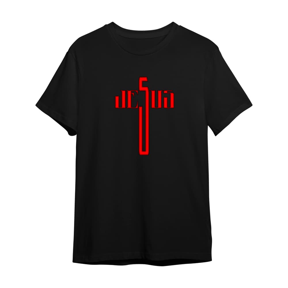 Camiseta Camisa Jesus Cristo Religião Nome Logo Casual Ref1417