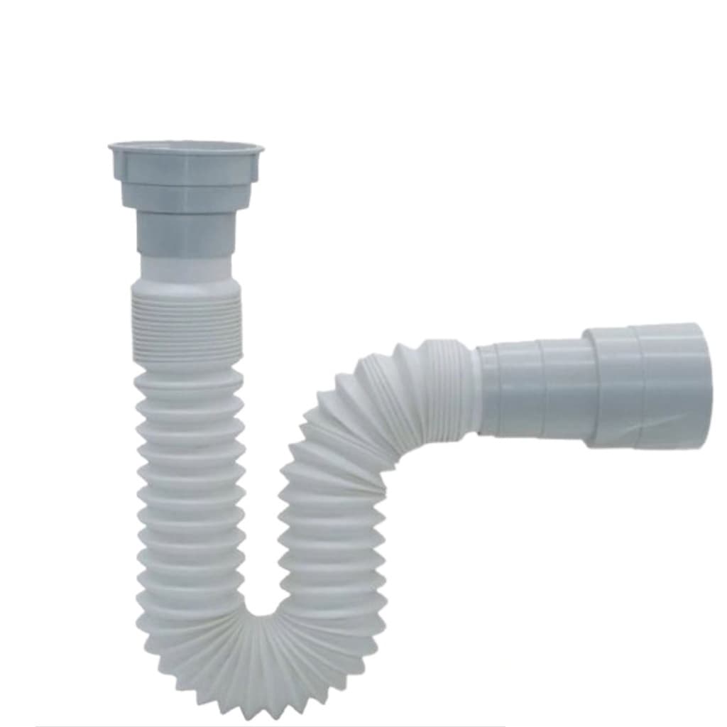 Sifao tubo sanfonado ajustável Lavatório/Pia/Tanque Universal 70cm / Grap