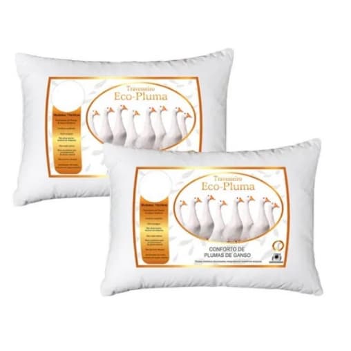 KIT Travesseiro De Silicone Antialérgico 100% Fibra De Silicone Promoção, Anti-ácaro, Anti-Alérgico
