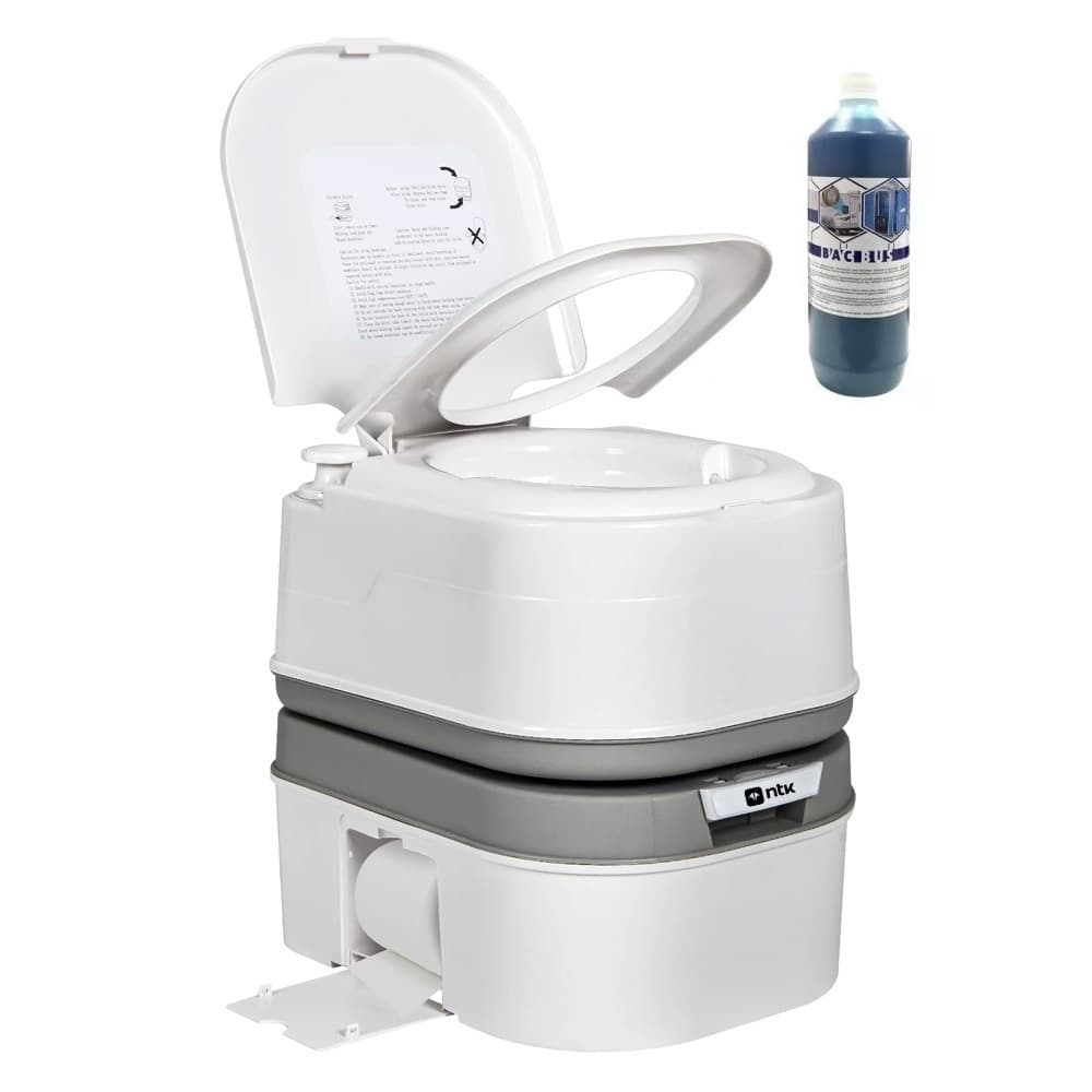 Vaso Sanitário Banheiro Químico Ecocamp Comfort Nautika + Desodorizante 1 litro