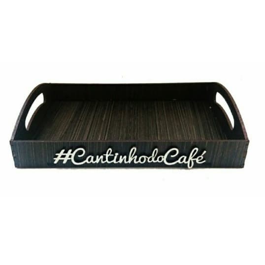 Bandeja cantinho do café mdf