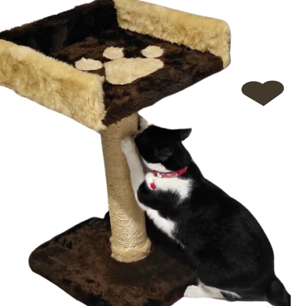 Arranhador de gato caminha quadrada conforto para gato 60 cm