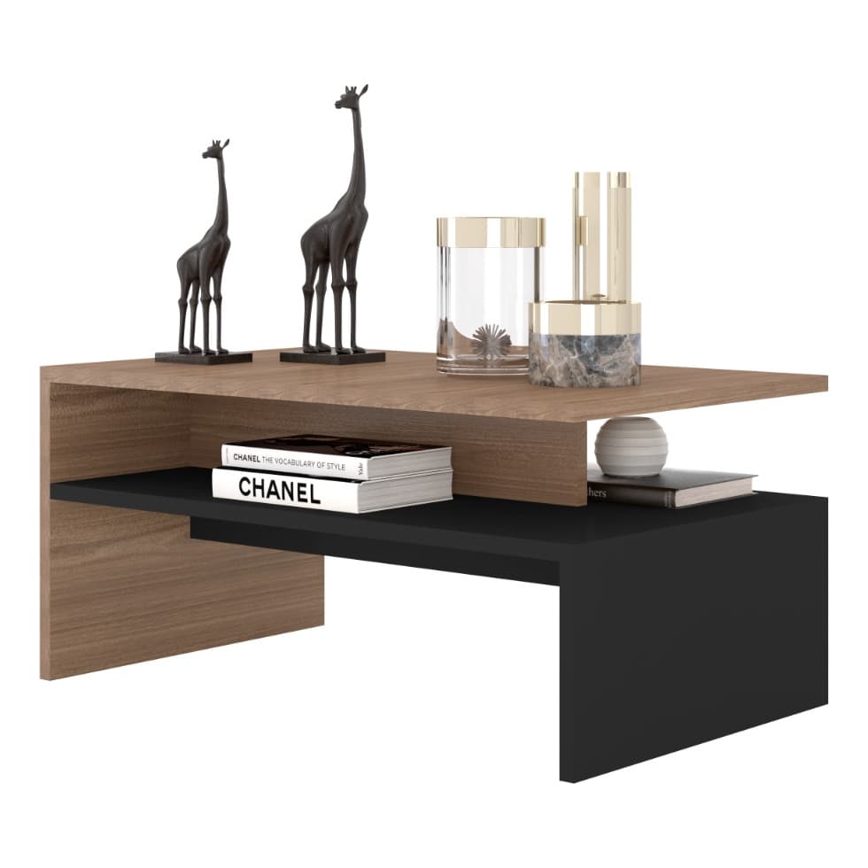 Mesa De Centro Mesinha Para Sala Lançamento 2 Andares Luxo